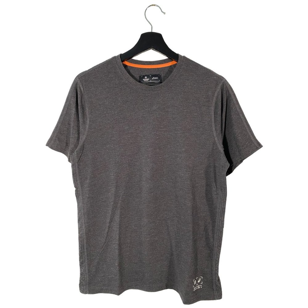 Reigning Champ x Asics Basic athletic tee gray mens size small